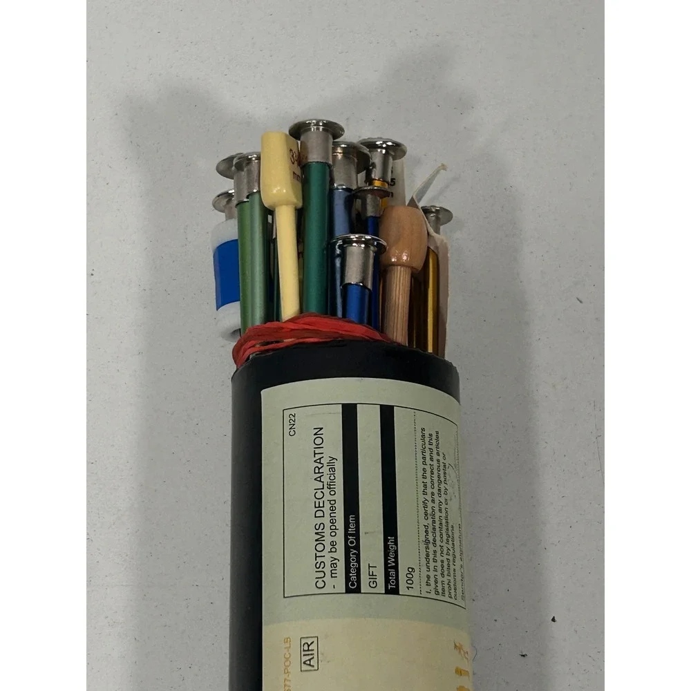Vintage Mixed Knitting Needle Lot Boye Susan Bates Aluminum Bamboo 11 Pairs+
